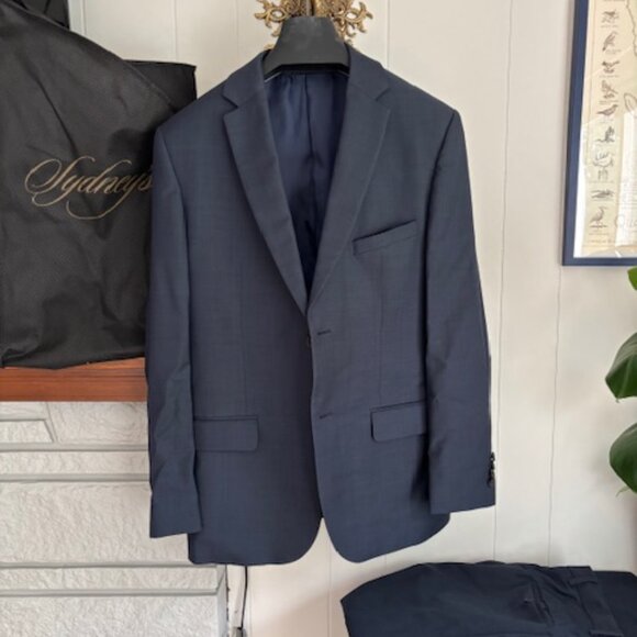 Sydney's Navy Blue Suit - size 40 (made in Canada) - Picture 1 of 5